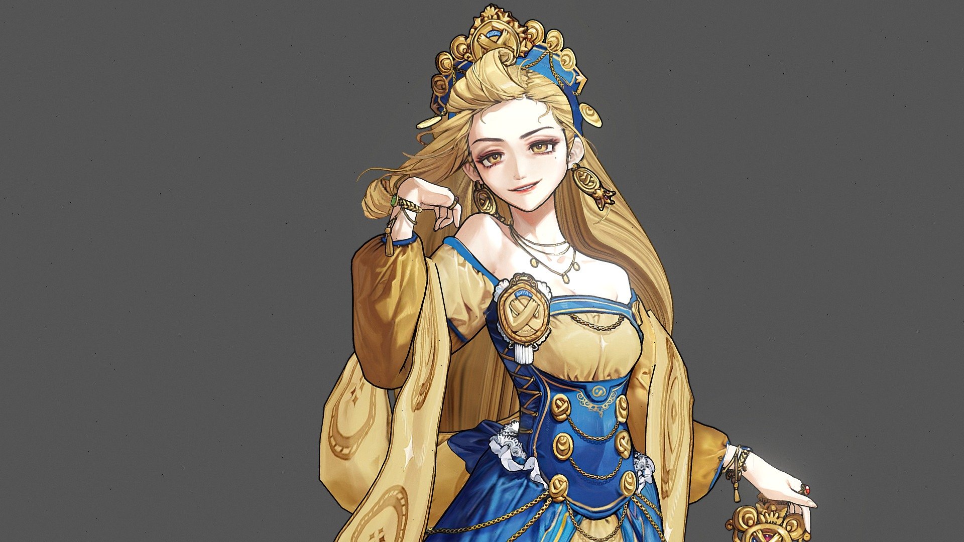 Butter Cookie Lady - 3D model by Romélus 3D -Open for Commissions- (@Romelus)